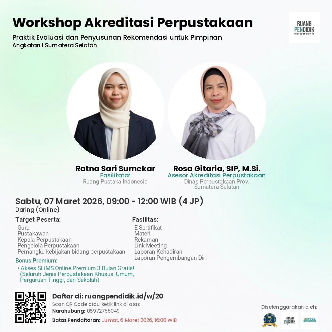 Workshop Akreditasi Perpustakaan